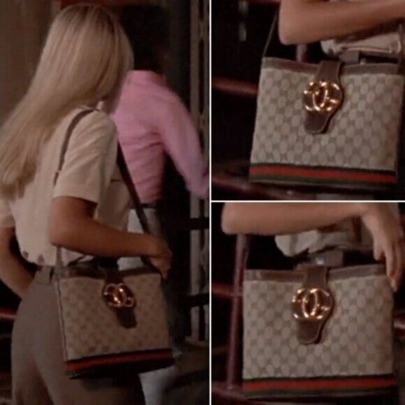 Authentic Gucci GG Sherry Canvas Ophidia Crossbody Shoulder Bag Messenger Tote - Picture 2 of 9